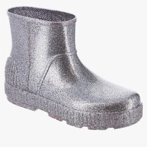 NWT UGG Drizlita Glitter Gray Rain Boots, size 6